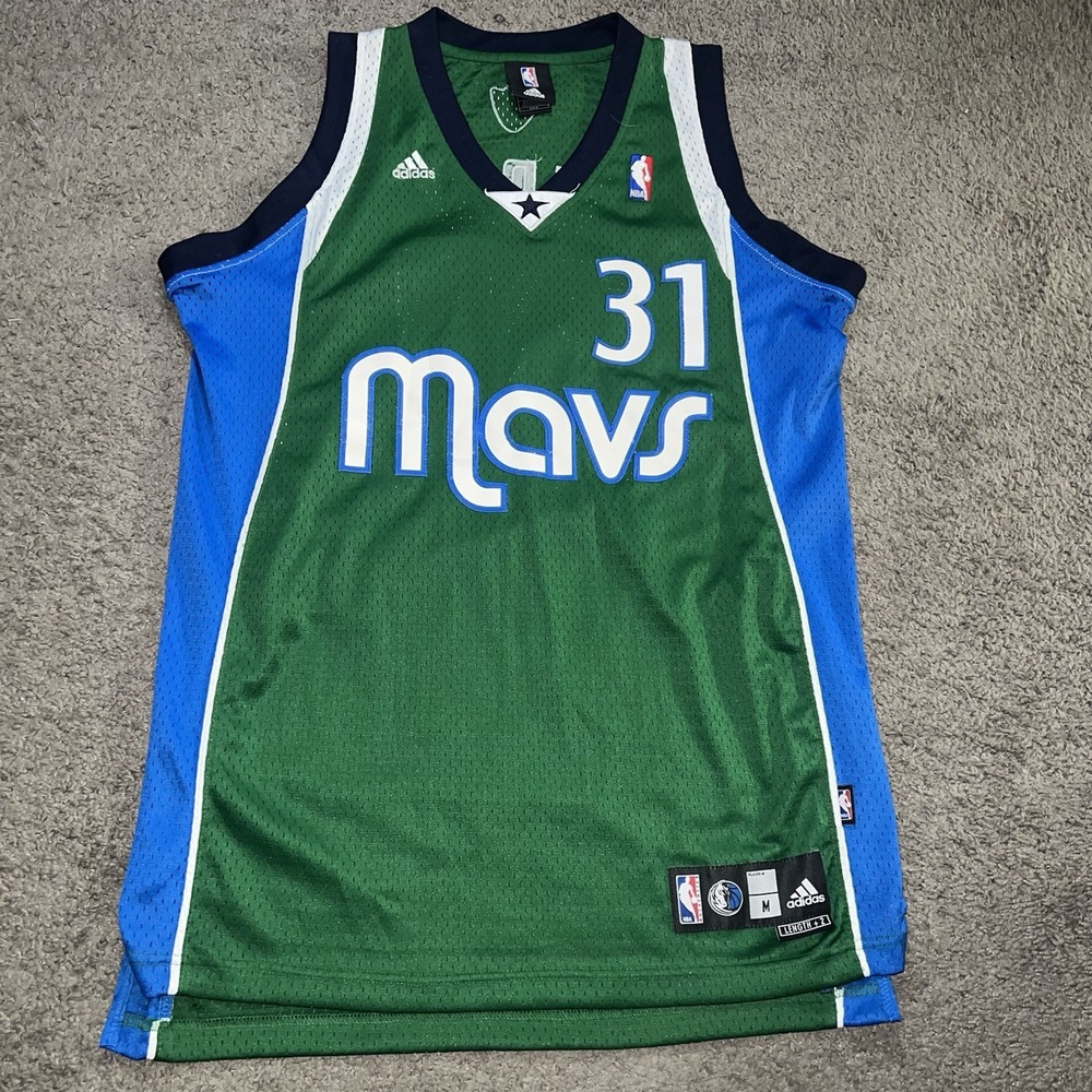 Rare '07 Adidas Jason Terry Dallas Mavericks Men's Medium +2 Alternate Jersey